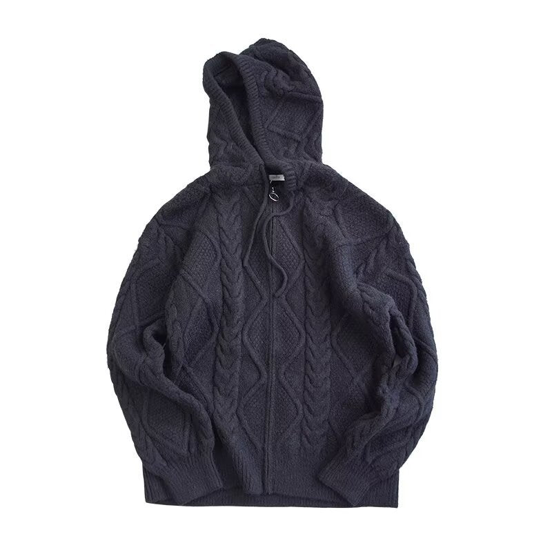 Chandail de cardigan avec fermeture à glissière