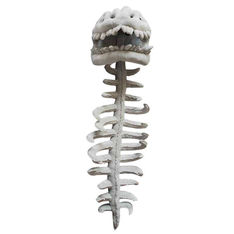 Chinese Dinosaur Skeleton Plush Toy Headgear