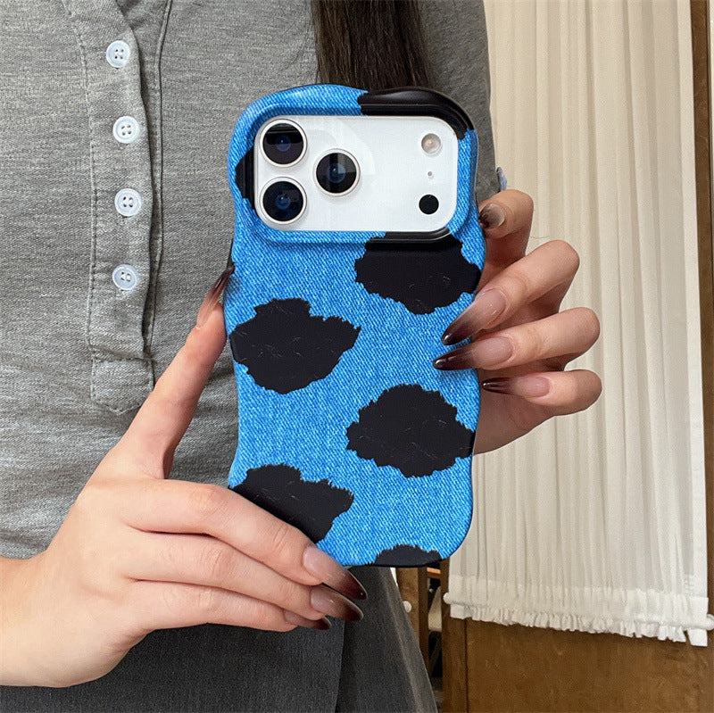 Niche Cow Imprimé Case de téléphone Matte Finition