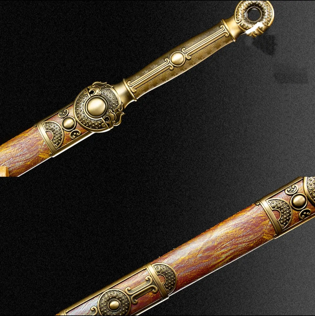 Jinsheng Integral Precious Sword High Manganese Steel Collection d'armes à froid auto-défense-