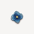 Pendentif Fleur Multicolore Zircon Accessoire