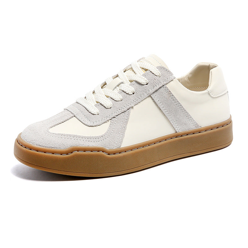 Chaussures Blanc Chaussures Allemandes de Formation Chaussures Niche Chaussures Populaires Japonais Style Hommes Chaussures
