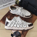 Hommes et femmes Bas-top lettre Niche chaussures de conseil