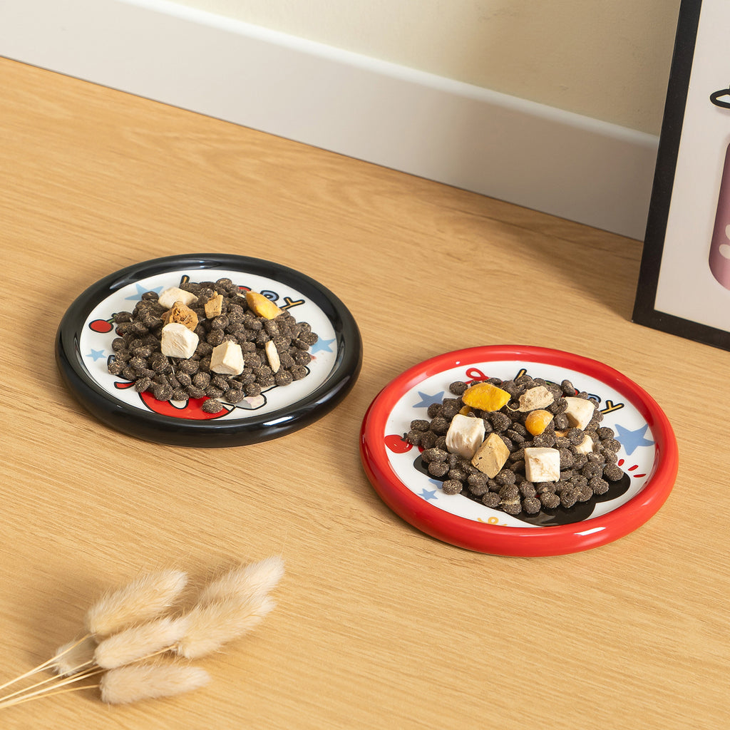 Cute Cartoon Ceramic Pet Bowl