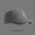 Broderie lavée de couleur unie AL Lettre réglable Soft Cap avec rétro courte brodée