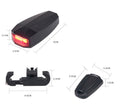 Mountain Bike Intelligent Alarme Horn Light