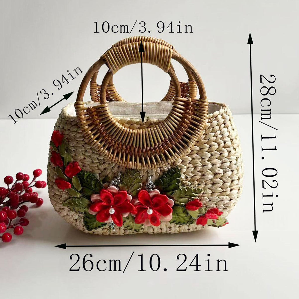 Sac en paille pour la plage et le bord de mer