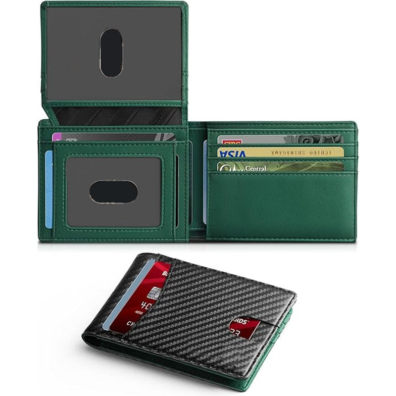 Carbon-fibre Flip-top Money Clip Double-plié style court