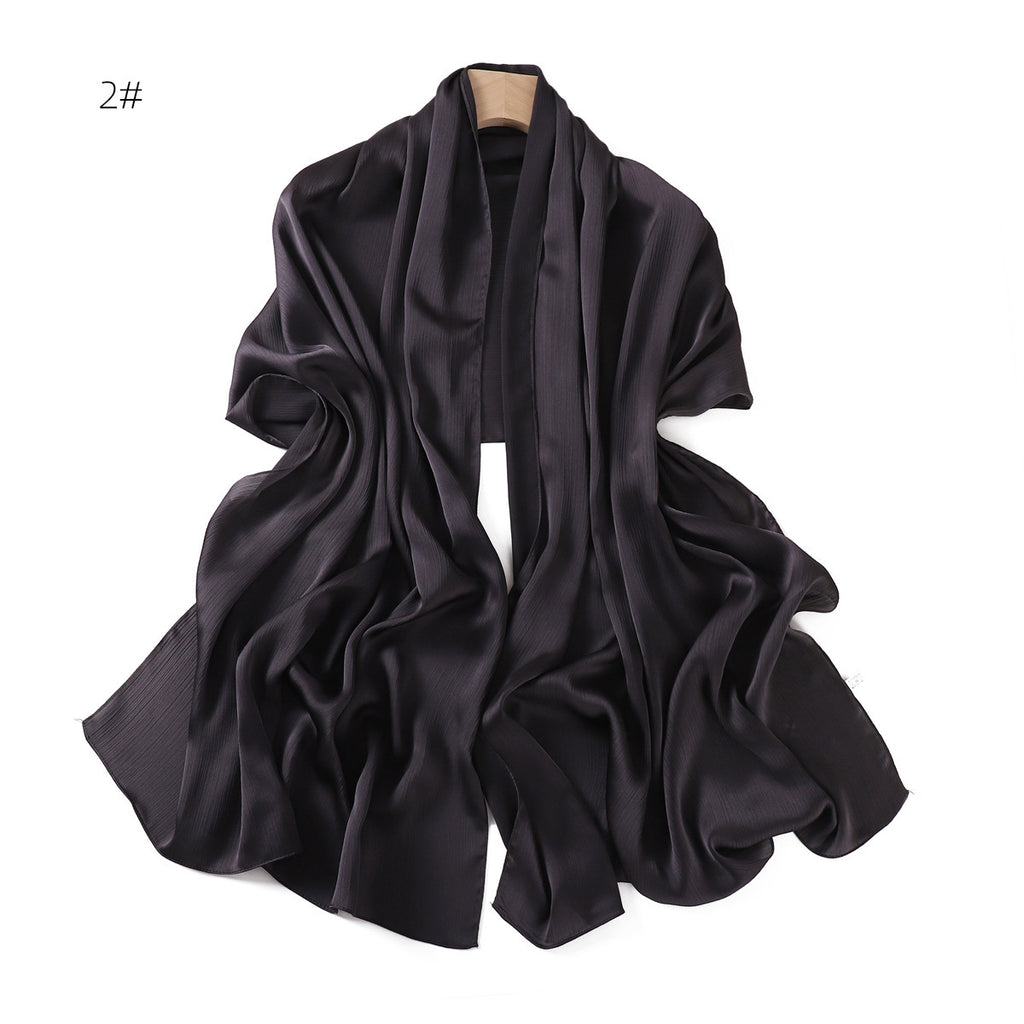 Solid Color Women's Summer Shawl Sunscreen Scarf
