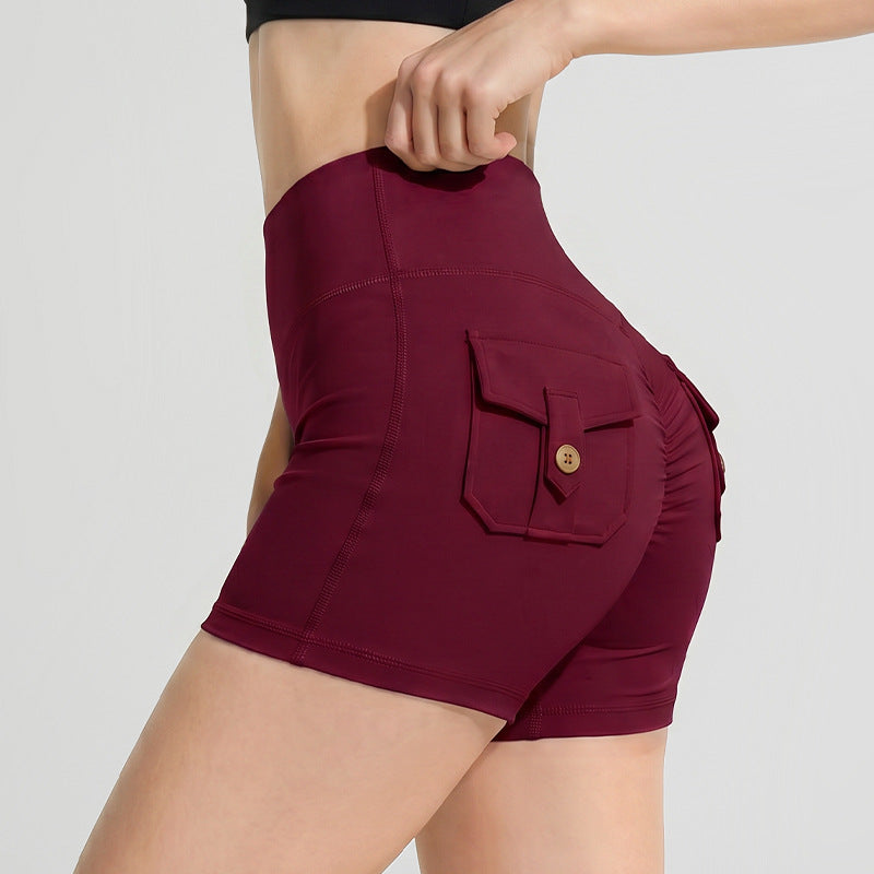 Shorts de yoga haute-élasticité