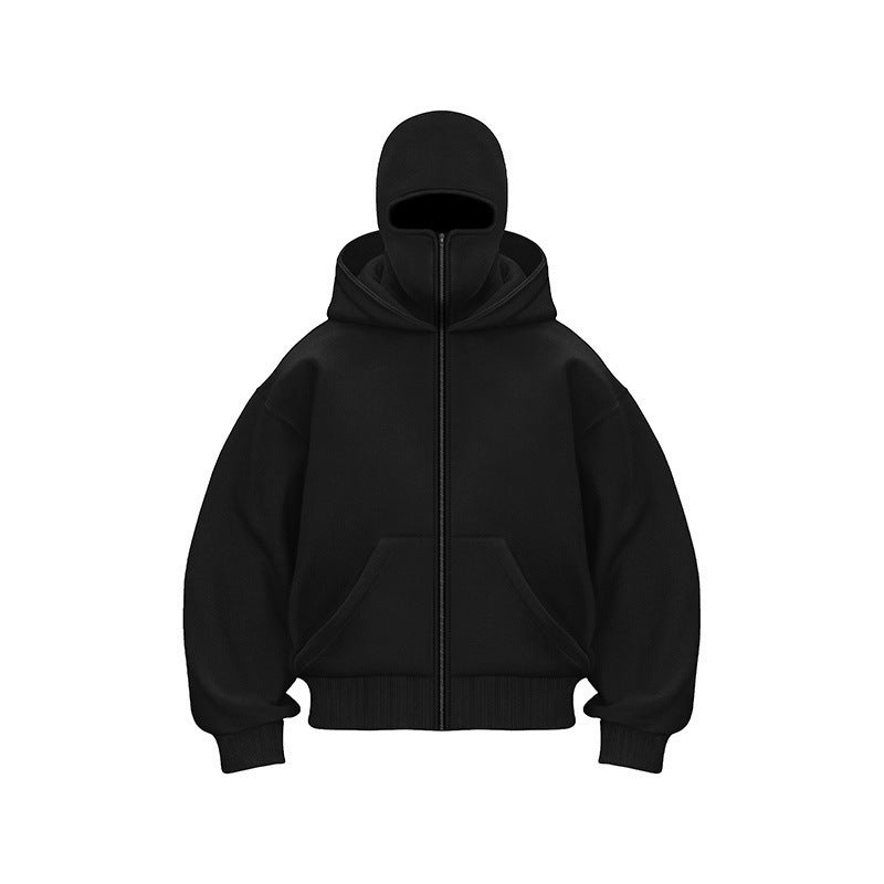 Les hommes et les femmes à double tête Zipper Hoodie