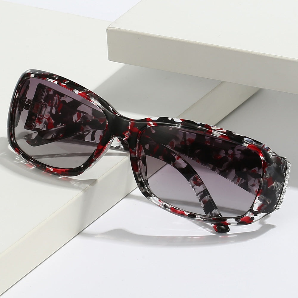 Lunettes de soleil à tendance rétro-protection UV pour les parties