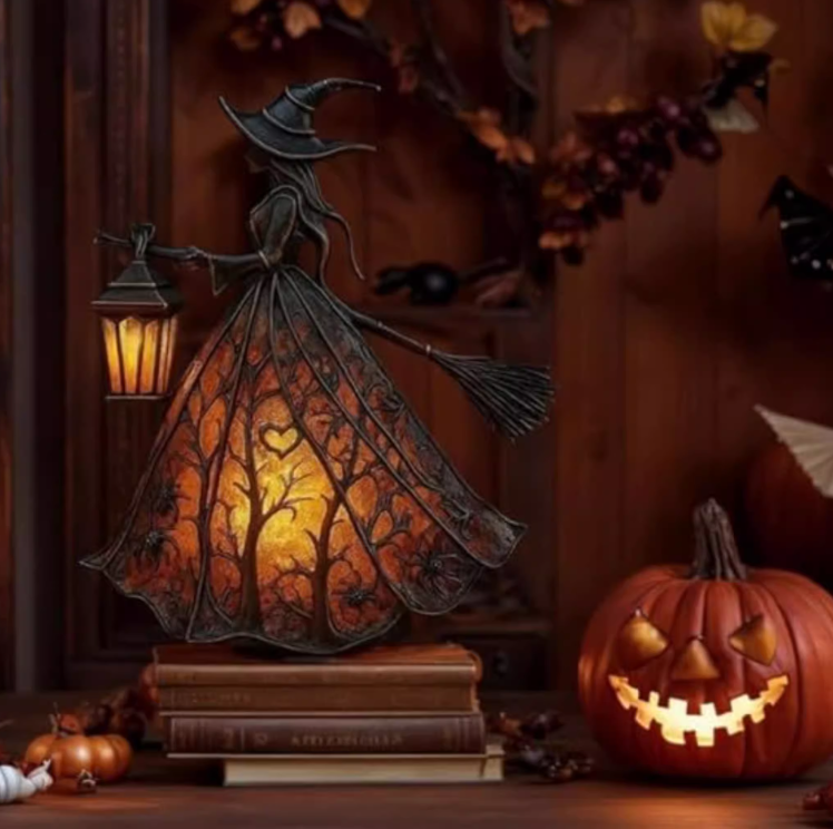 Lampe pour sorcières Lampe de table de décoration Halloween