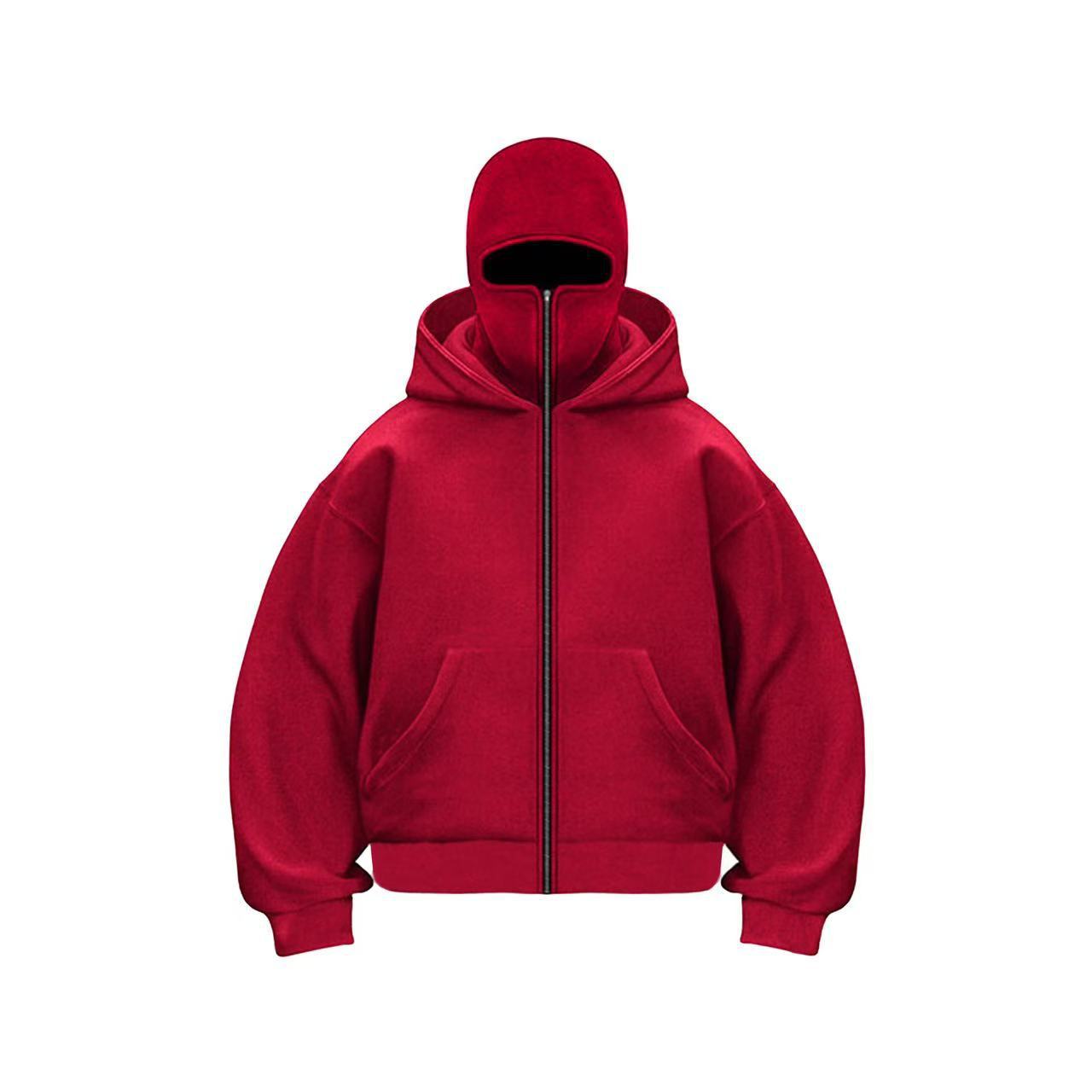 Les hommes et les femmes à double tête Zipper Hoodie
