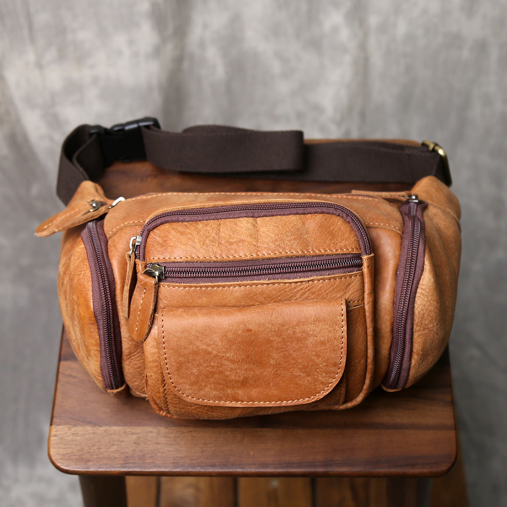 Sac de taille de grande capacité avec plusieurs poches Outdoor Crossbody Bag