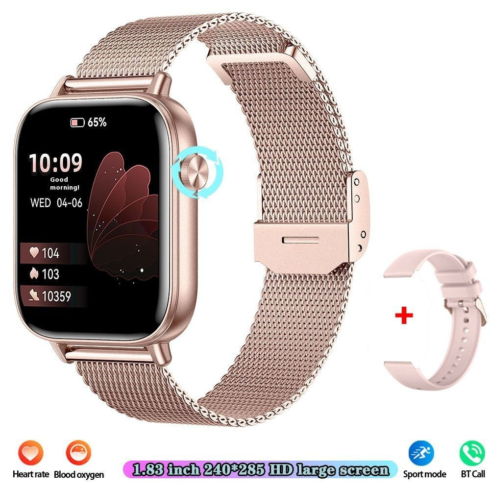 Smart Watch Pedomètre mobile Surveillance de la fréquence cardiaque Bluetooth appelant 169 Touch Display Sma