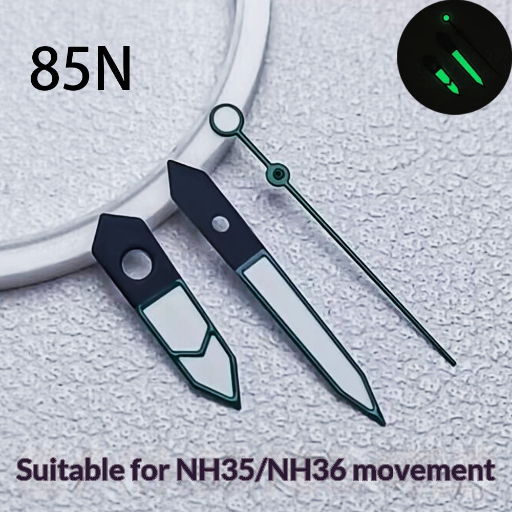 Accessoires de montre mains modifiées Compatible avec NH35NH36 Mouvements Luminous Watch Ha