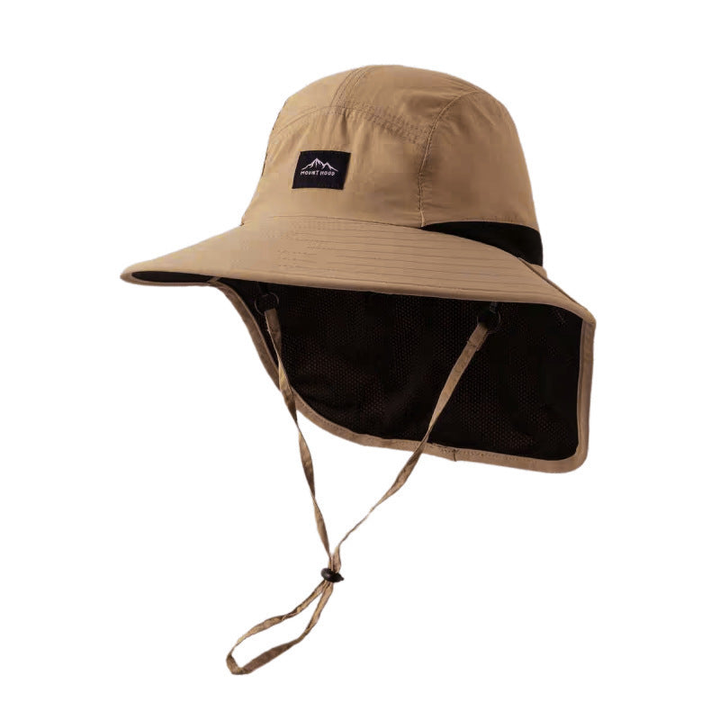 Chapeau de pêche Protection contre le soleil Protection contre les UV contre les cols d'été unisexe