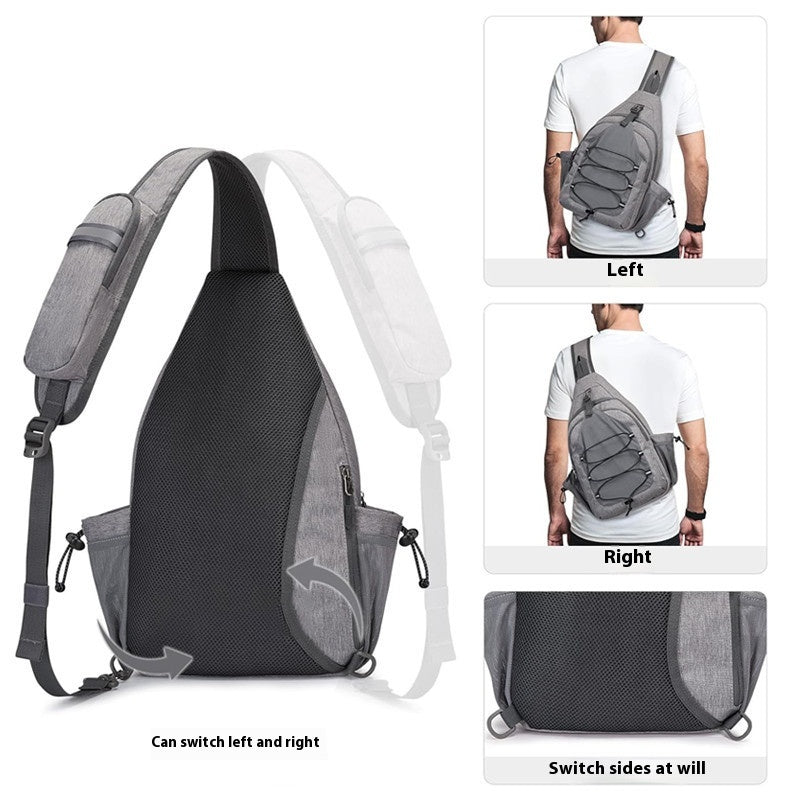 Sac à main pour homme et femme Oxford Cloth Crossbody adulte pliable Grande capacité