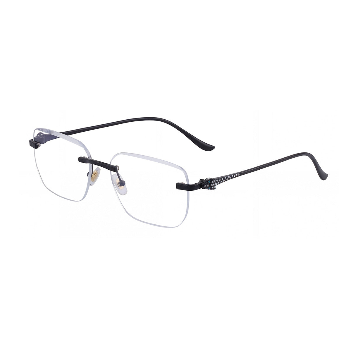 Lunettes de soleil Fashionable Square Rimless pour hommes