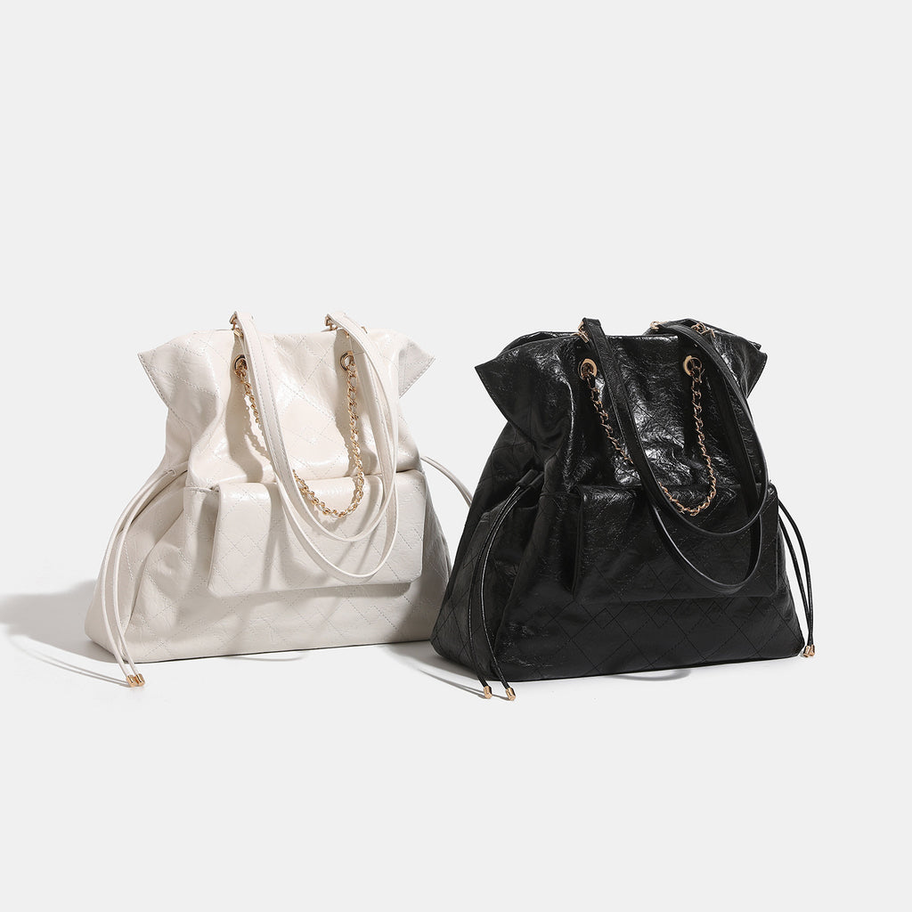 Sac à dos en cuir craqué à l'huile pour femmes