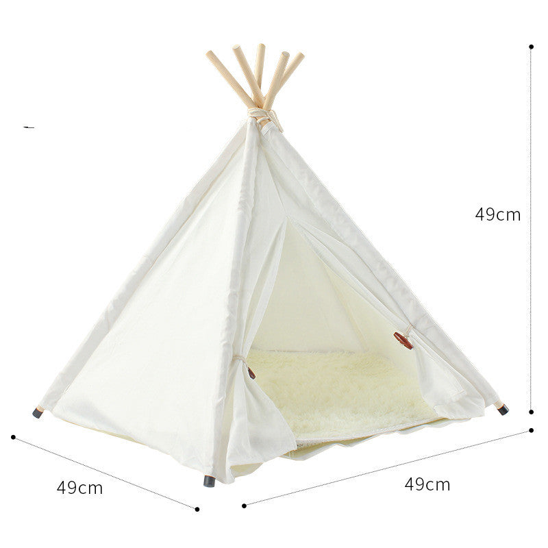 Tente amovible et lavable avec tissu de coton