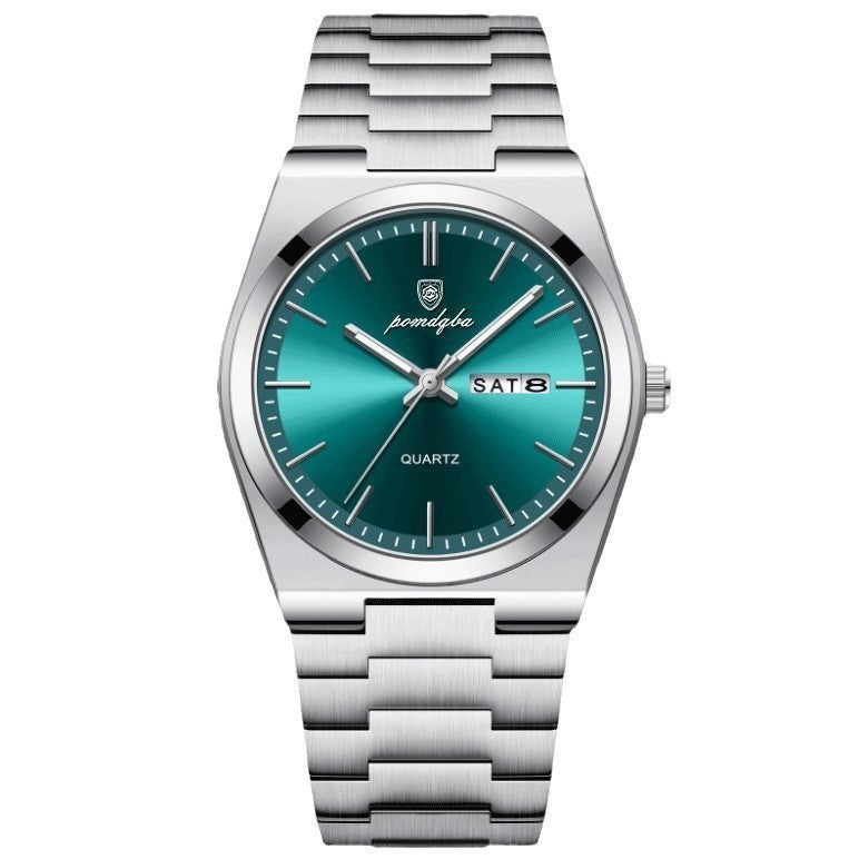 Montre à quartz lumineux ultra-mince pour homme