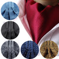 Echarpe Jacquard formelle pour hommes avec écharpe de cou de pois minuscules