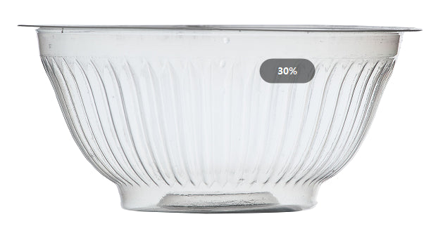 Jetable bol en plastique transparent-500ml-20 pcs-1 pack
