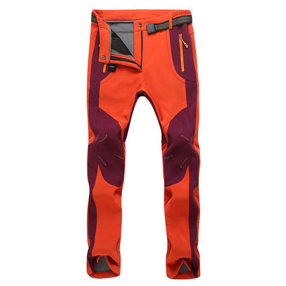 Pantalon de randonnée rembourré en polaire chaud et respirant