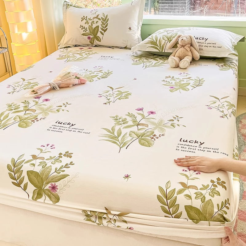 Cartoon Pure Cotton Fitted Sheet Une pièce