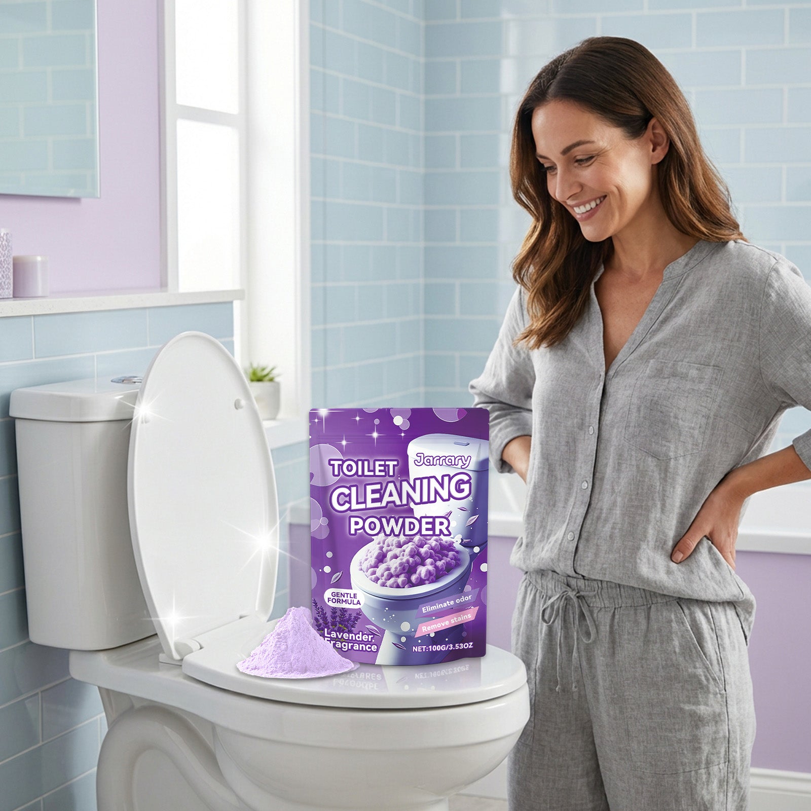 Poudre de nettoyage des toilettes 1 00g-1bag