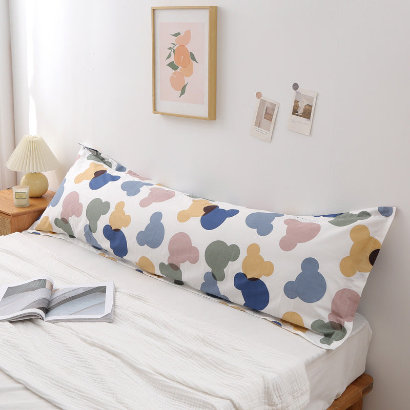 Caricature imprimé Pure Cotton Double Oreiller