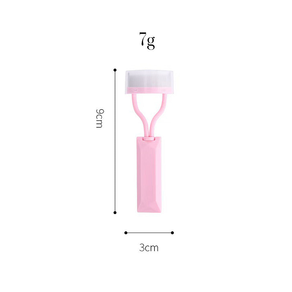 Pince à cils en acier inoxydable semi-arc portable