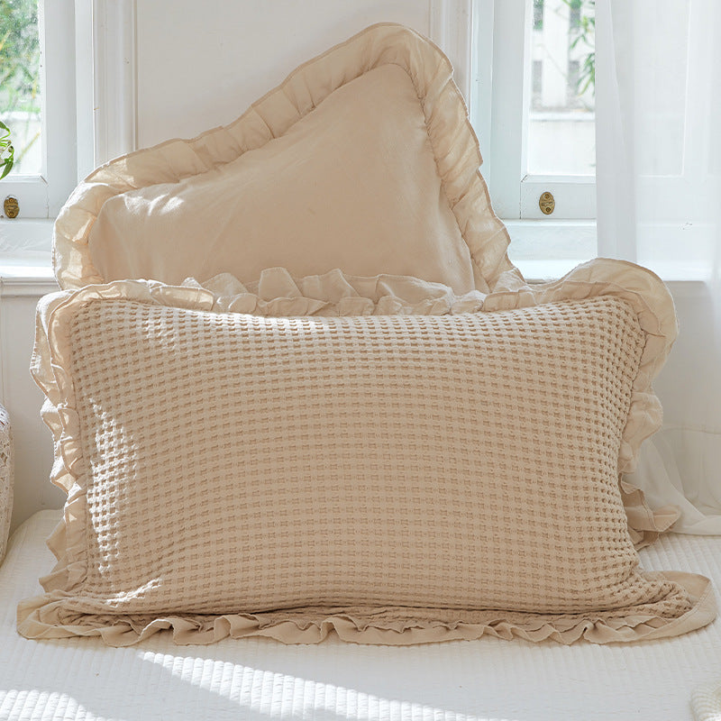 Coussin en une seule pièce à tisser à la gaufre