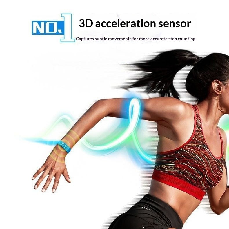 Bracelet intelligent et montre électronique pour les hommes adapté pour les étudiants et les activités sportives