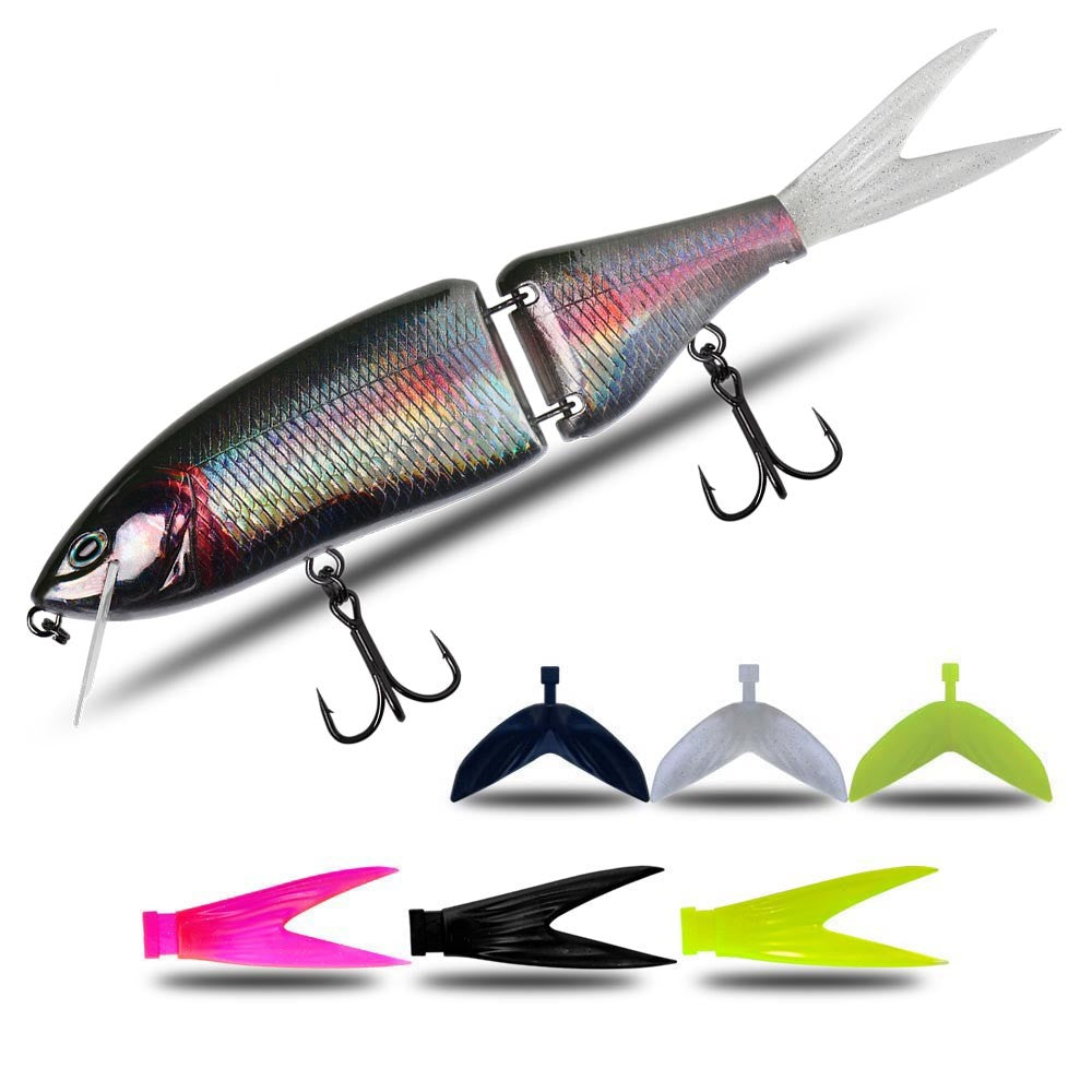 Luya flottant plusieurs sections Baignade Bait Brut Bait Hard Bait Basse Bâton de chien
