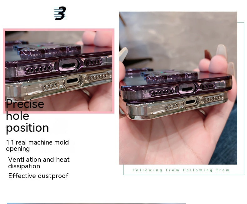 Lentille électroplastique en plastique Protecteur de téléphone Année Quicksand Rabbit Drop-