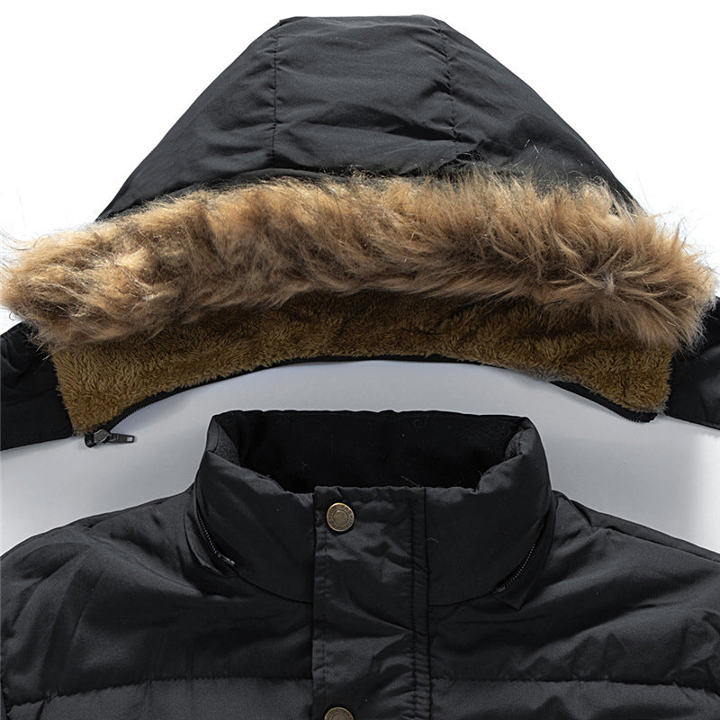 Manteau rembourré et isolé à capuchon
