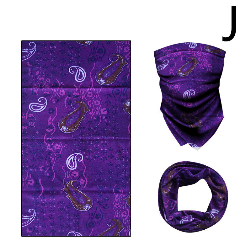 Magic Turban Headgear Équipement de sport Bib écran solaire Collier fournitures d'équitation