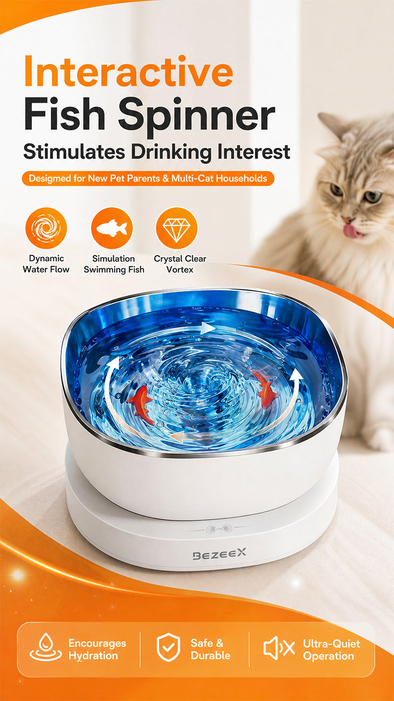 Fontaine d'eau pour animaux intelligents