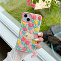 Caricature créative Little Bear Flowers Cas téléphonique