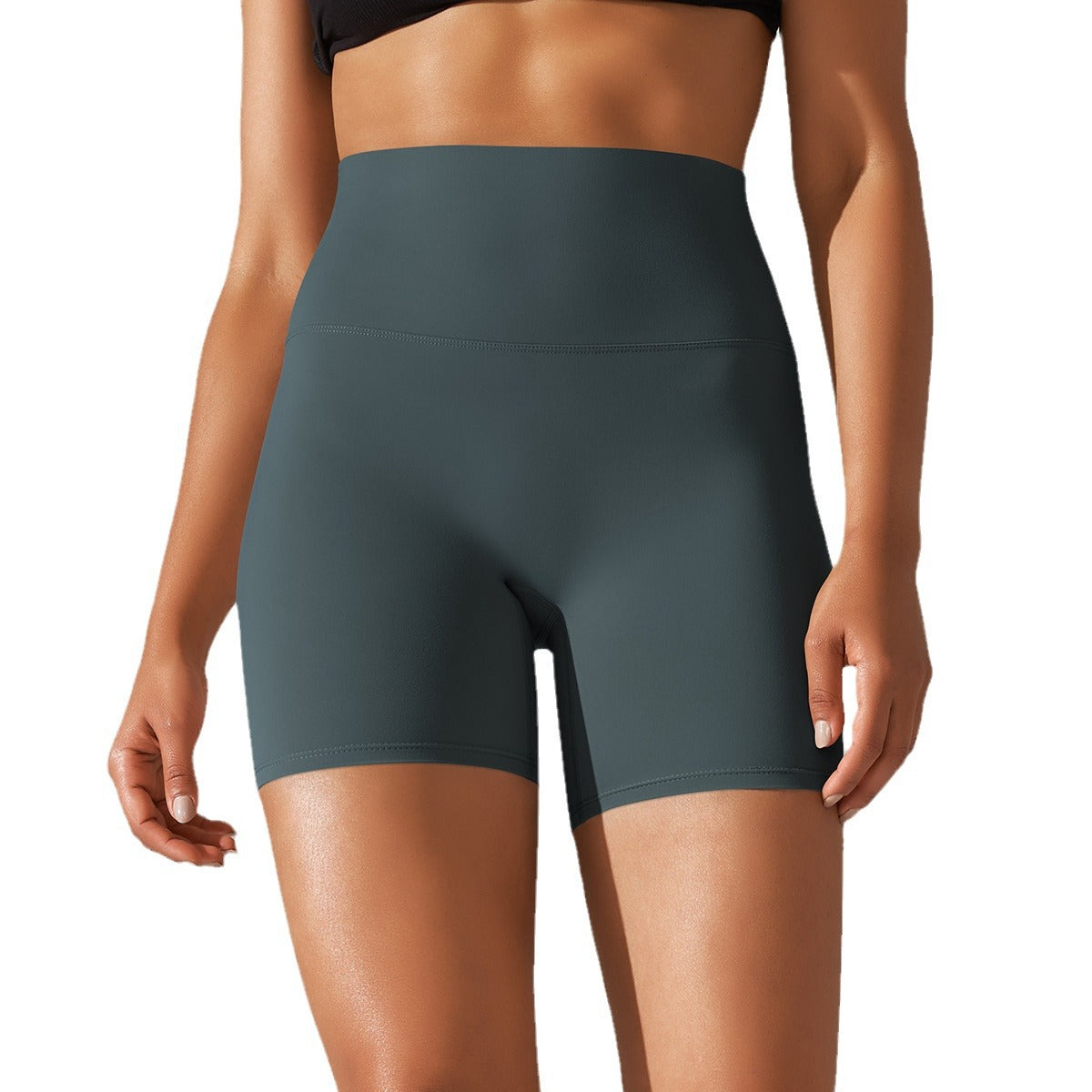 High Waist Hip Lift Fitness Pantalon sport féminin Belly Contracting quotidien porter hors de la rue T