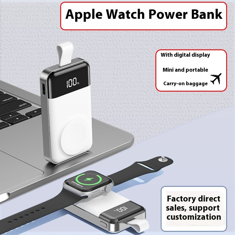 Mini Portable Digital Display Wireless Magnetic Power Bank