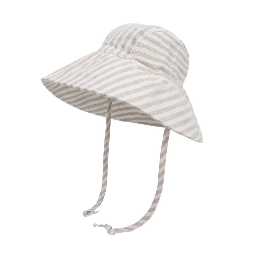 Chapeau de seau de protection solaire respirant en coton de plein air et en lin