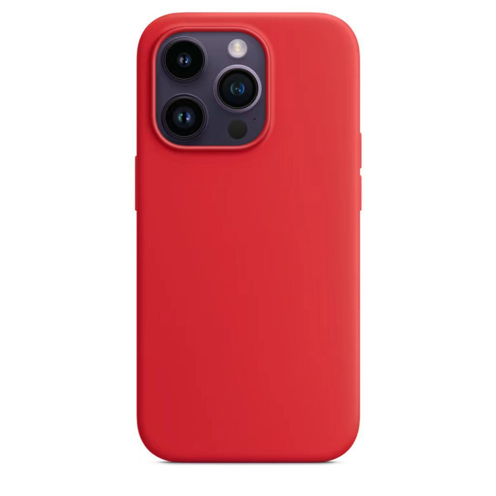 Boîtier de téléphone en silicone liquide avec adsorption magnétique et fenêtre pop-up animée