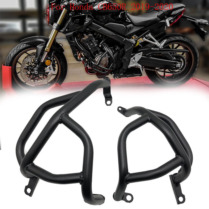 Barre de garde du moteur de moto modifiée