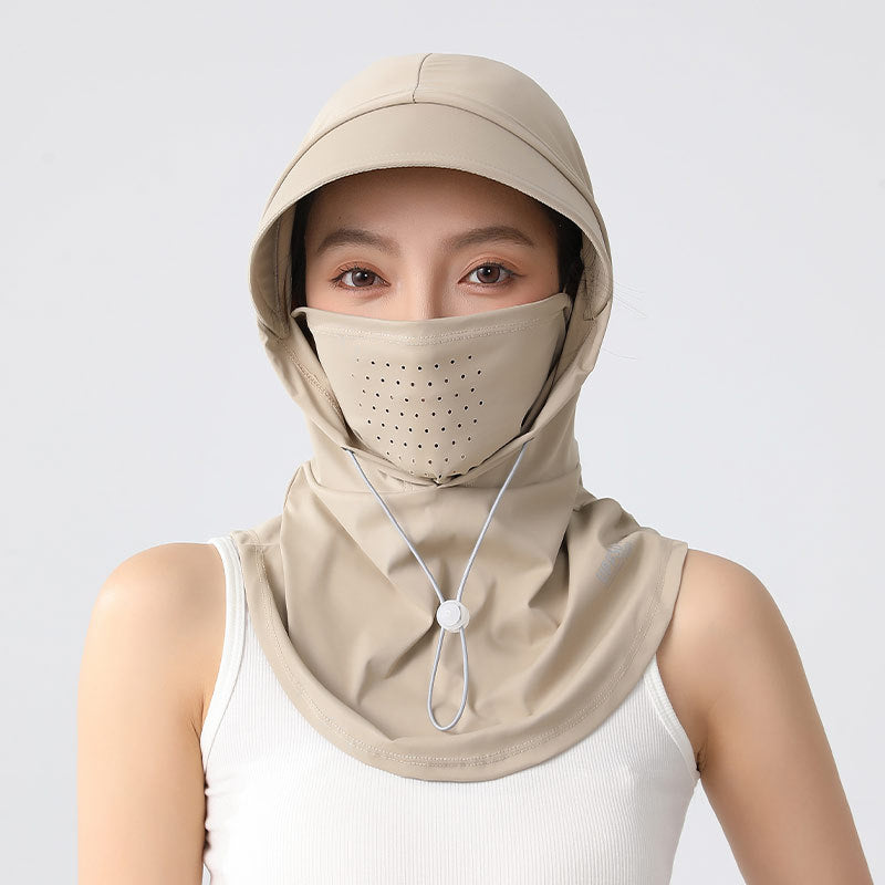 Masque du visage de l'écran solaire Été des femmes