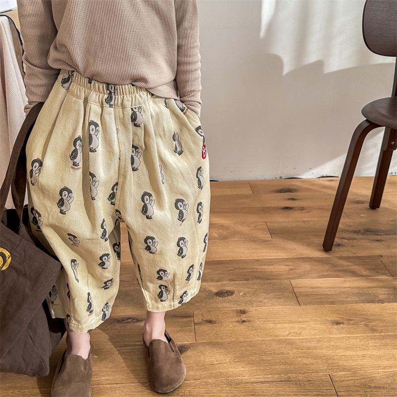 Pantalons à l'occasion de Harem Radish imprimés pour enfants