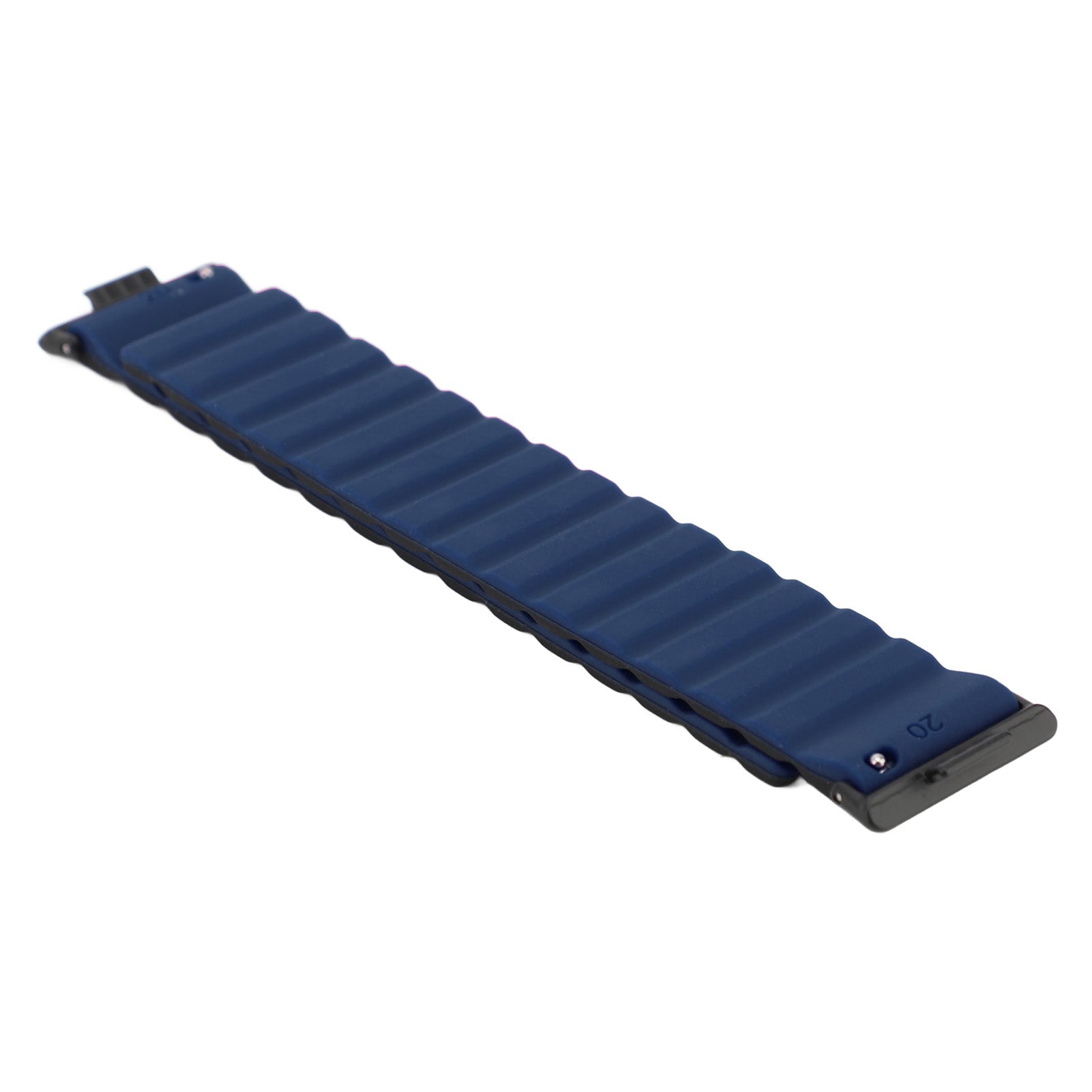 2pcs Strong Magnet Link Bracelet réglable en silicone souple à libération rapide Montre magnétique Sp